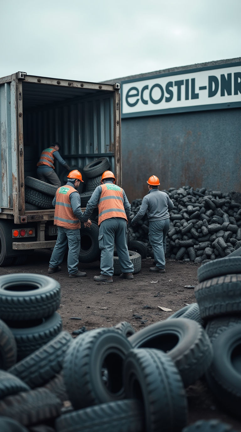 workers_are_loading_used_tires_into_a_heavy-duty_truck_with_the_ecostil-dnr_logo_prominently_displa_kl09pehsux86h9ord40j_3